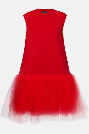 Simone Rocha Tulle-trimmed cotton jersey minidress