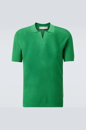 Orlebar Brown Roddy waffle-knit mesh polo shirt