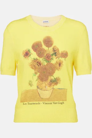 Loewe Printed cotton-blend T-shirt