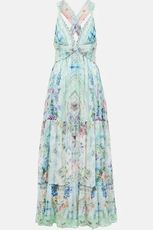 Camilla Crystal-embellished silk maxi dress