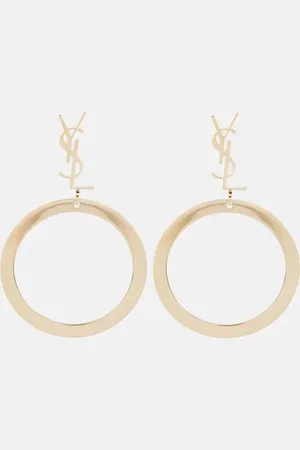 Saint Laurent Cassandre hoop earrings