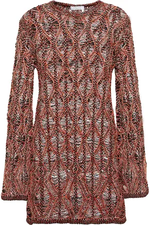 Chloé ChloÃ© Openwork linen and silk minidress