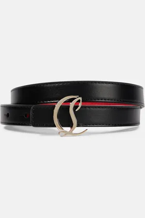 Christian Louboutin Logo leather belt