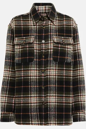 Marant Etoile Ebbaz checked shirt jacket