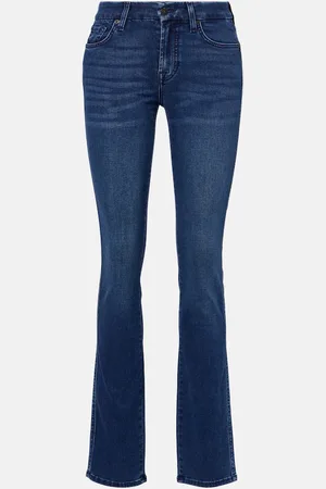 7 for all Mankind Kimmie mid-rise straight jeans