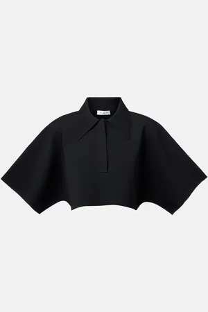 Alaïa AlaÃ¯a Cropped polo shirt