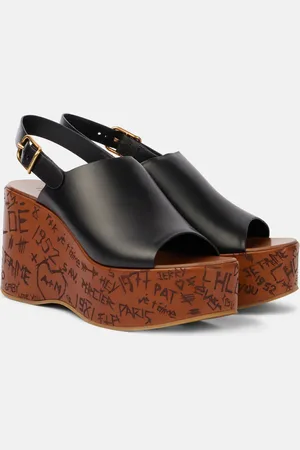 Chloé ChloÃ© Maxime leather wedges