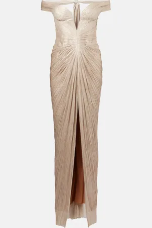MARIA LUCIA HOHAN Diella silk corset gown