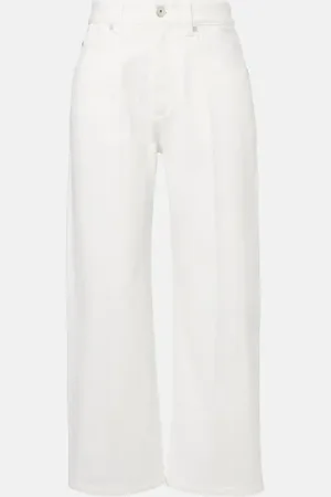 Brunello Cucinelli Dyed cotton straight pants