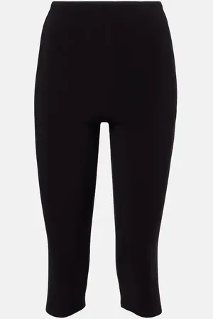 Norma Kamali Capri high-rise leggings