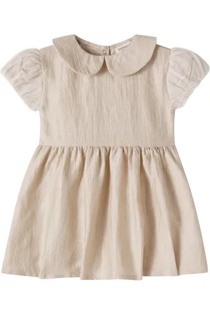 Donsje Baby Tulie hemp-blend dress