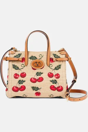 VALENTINO GARAVANI Antibes Cherryfic Small jacquard tote bag