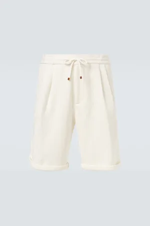 Brunello Cucinelli Linen gabardine bermuda shorts