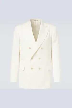 Brunello Cucinelli Wool and cotton suit jacket