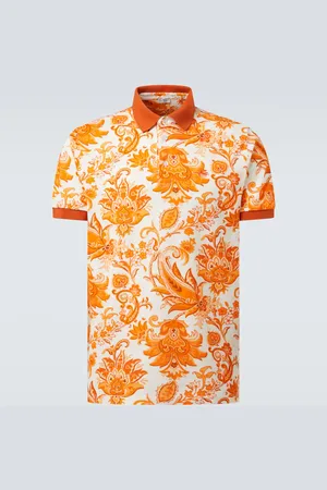 Etro Paisley cotton polo shirt