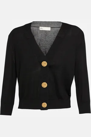 Tory Burch Cropped cotton cardigan