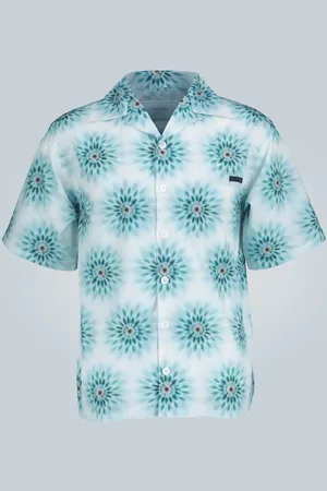 Prada Pois print cotton poplin shirt