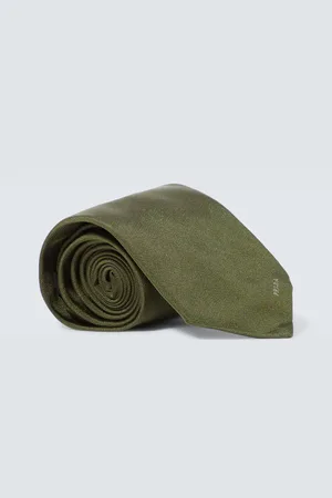 Prada Logo silk tie