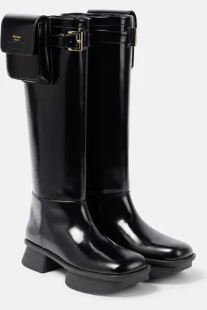 Prada Leather knee-high boots