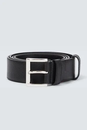 Prada Logo Saffiano leather belt