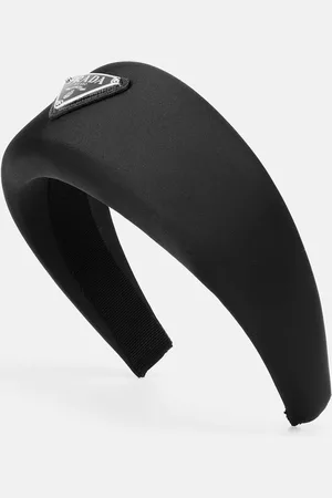 Prada Logo-embellished satin headband