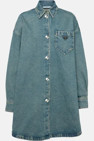 Prada Oversized denim shirt dress
