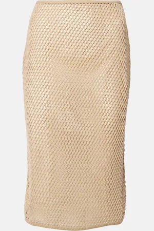 Prada Crochet midi skirt