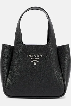 Prada Flou Small leather tote bag