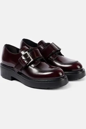 Prada Diapason leather Derby shoes