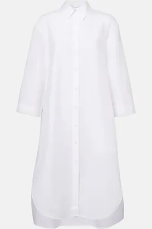 Max Mara Sella cotton-blend shirt dress