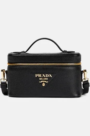 Prada Logo Mini leather crossbody bag