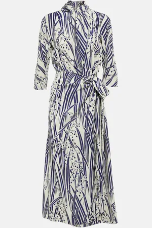 Prada Printed midi dress