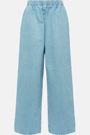 Prada Logo wide-leg jeans