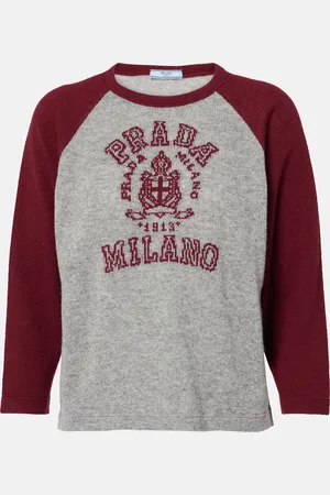 Prada Logo cashmere sweater