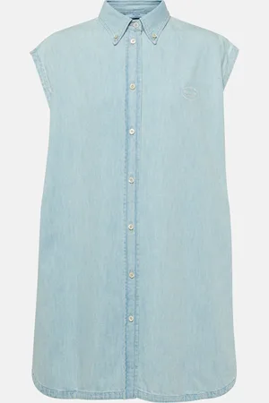 Prada Oversized denim shirt dress