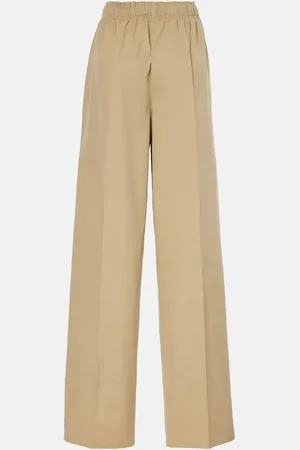 Prada Cotton poplin straight pants
