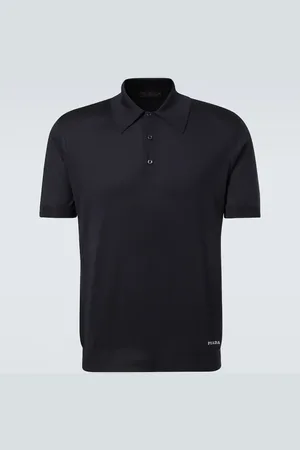Prada Silk polo shirt
