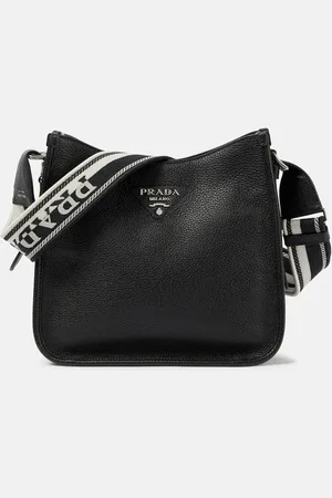 Prada Logo leather shoulder bag