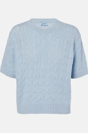 Prada Cable-knit cashmere top