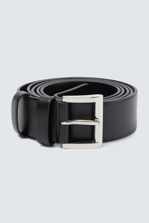 Prada Logo leather belt