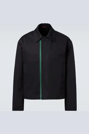Gucci Web Stripe cotton gabardine jacket