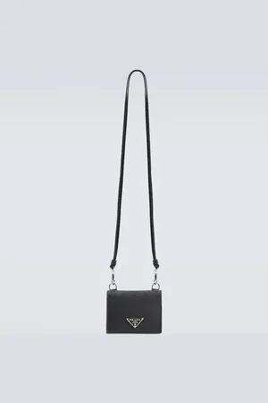 Prada Logo leather wallet