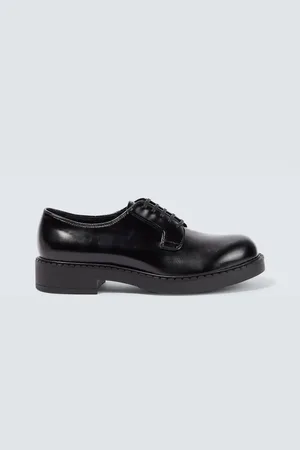 Prada Brushed leather Derby shoes