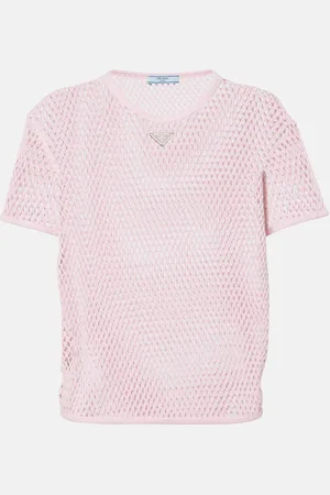 Prada Cotton mesh T-shirt