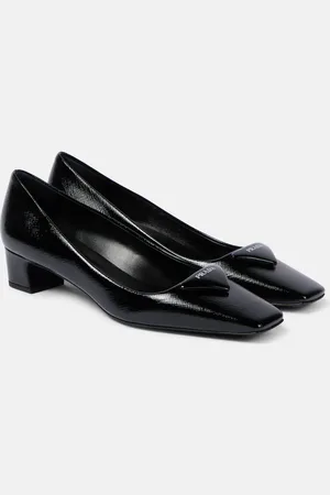 Prada Saffiano patent leather pumps