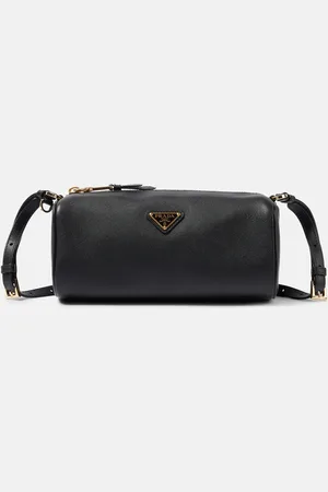 Prada Mini logo leather shoulder bag