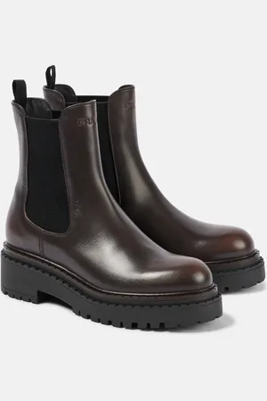 Prada Leather Chelsea boots