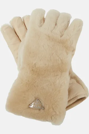 Prada Shearling gloves