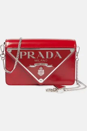Prada Small logo leather crossbody bag