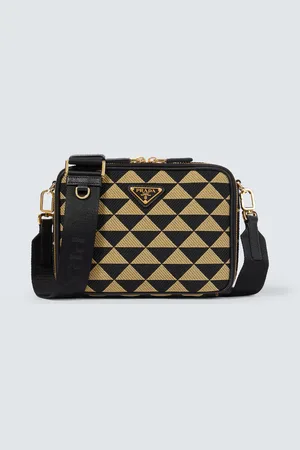 Prada Symbole jacquard crossbody bag